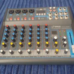 8 Channel Bluetooth Audio Mixer 