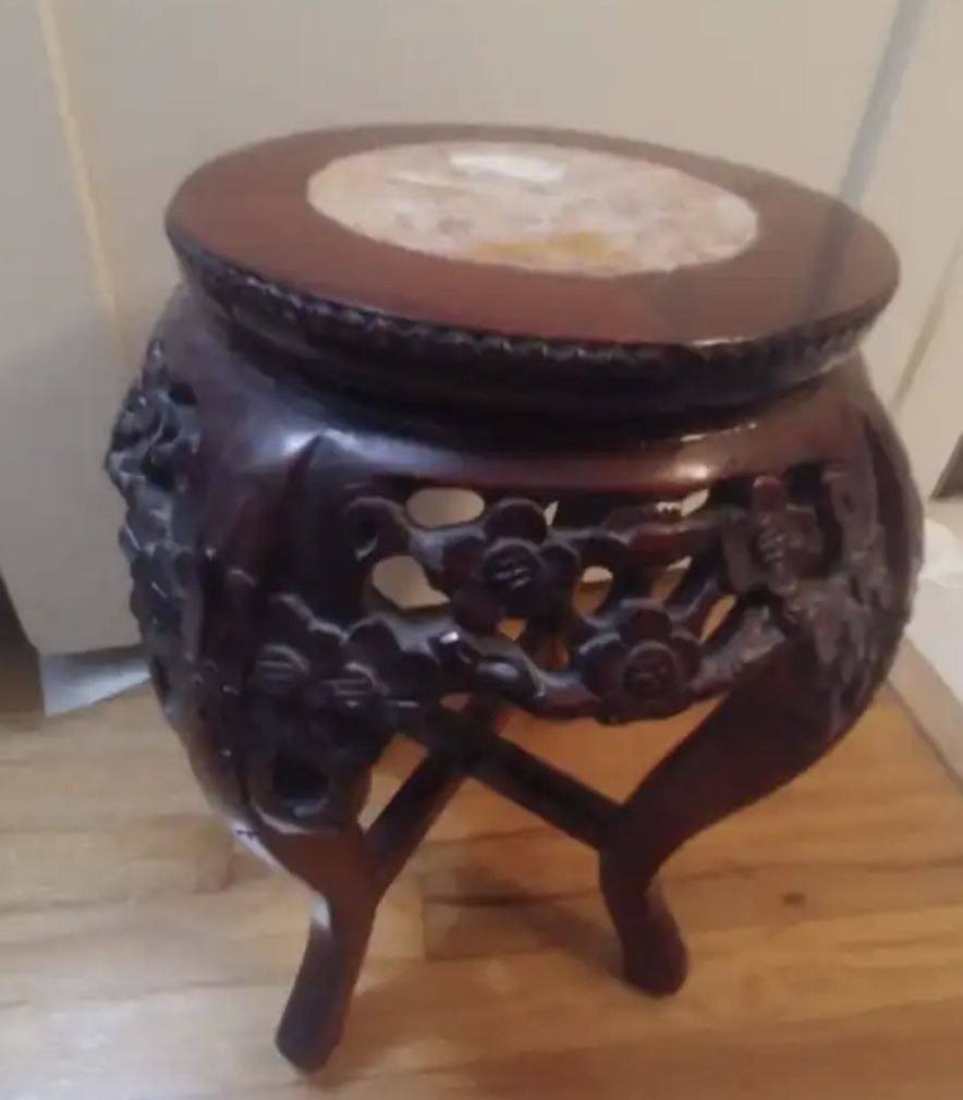 Wooden Carved Stool/Stand