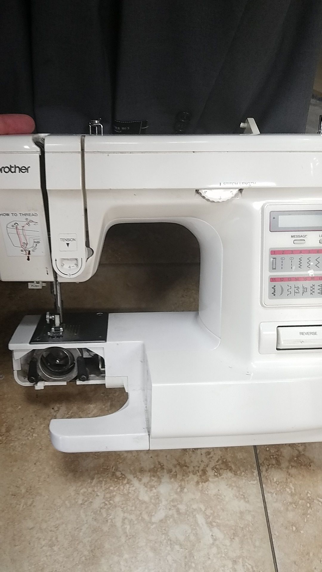 Brother sewing machine, parts missing