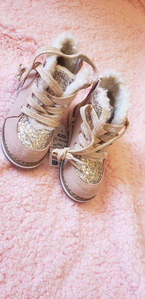 Toddler Gold Boots