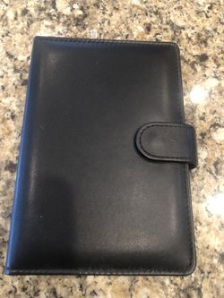 Cambridge Black Leather Planner