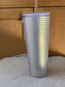 2022 Spring Starbucks Iridescent Unicorn Grid Venti Tumbler 24oz