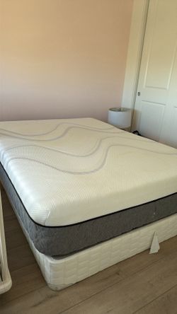 FREE Queen Size Firm Memory Foam Mattress with +Box Spring