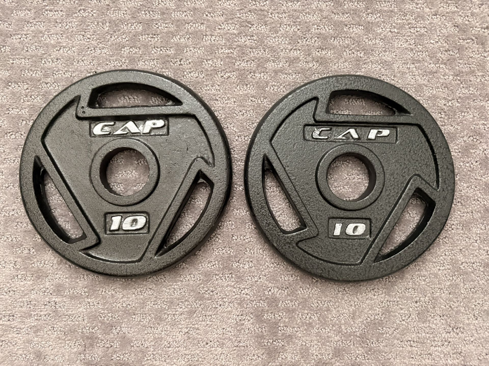 Barbell plate weights 10lbs pair