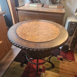 Unique Table With Iron Elephant Heads