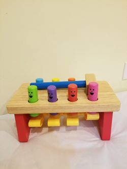 melissa and doug peg bench Toy