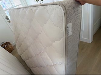Full sized bed, frame, and box spring