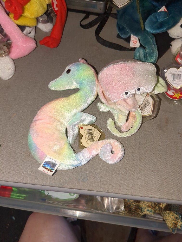 Neon Goochy Ty Beanie Babies