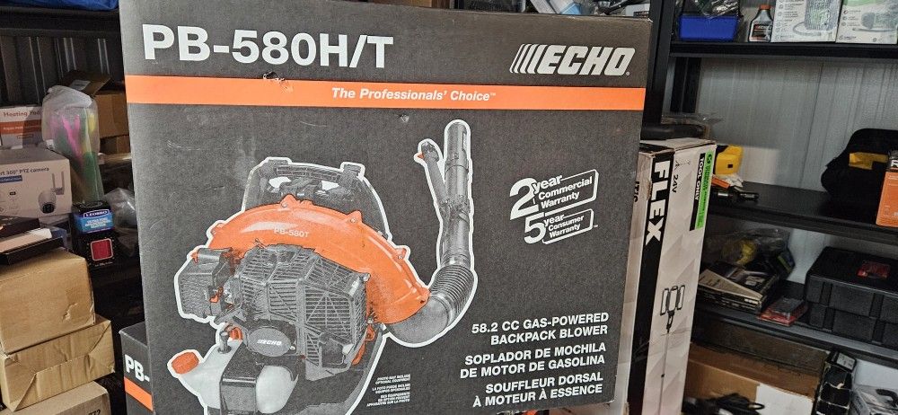 New ECHO PB-580 leaf blower