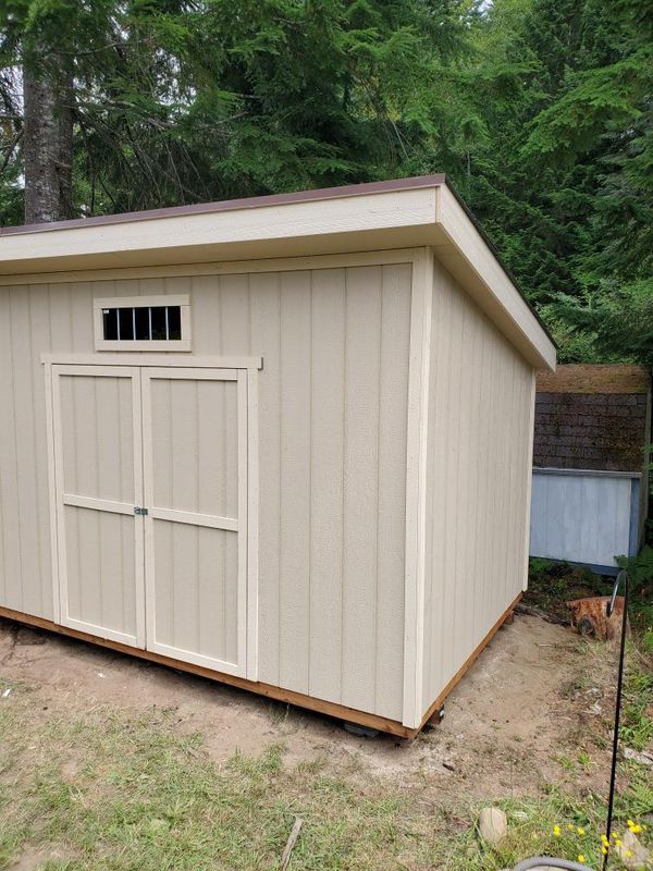 8x12 lean to style shed for sale in lakewood, wa - offerup