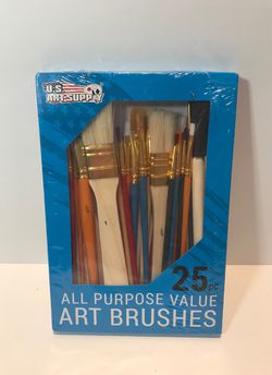 Art Paint Brushes - 25 Piece Set! New!