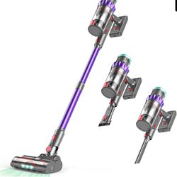 Cordless Vacuum Cleaner 48kPa Stick Vacuum for Pet Hair Carpet Floors 60 Min