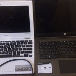 Lot Of 2 Laptops Parts Only Acer,chromebook