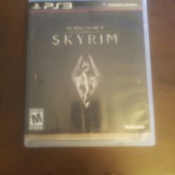 SKYRIM Elder Scrolls PS3 w/ Map