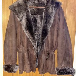 Coppolino Fine Leather Shearling Women’s Jacket Size XL
