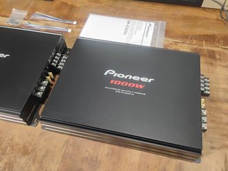 NEW Pioneer 1000w Amp Amplifier