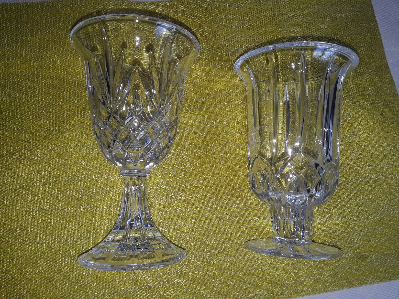 Crystal Hurricanes holder candel