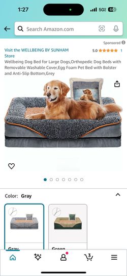 Large dog bed