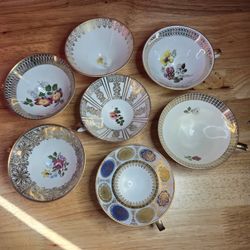 Vintage Fine China Tea Cups
