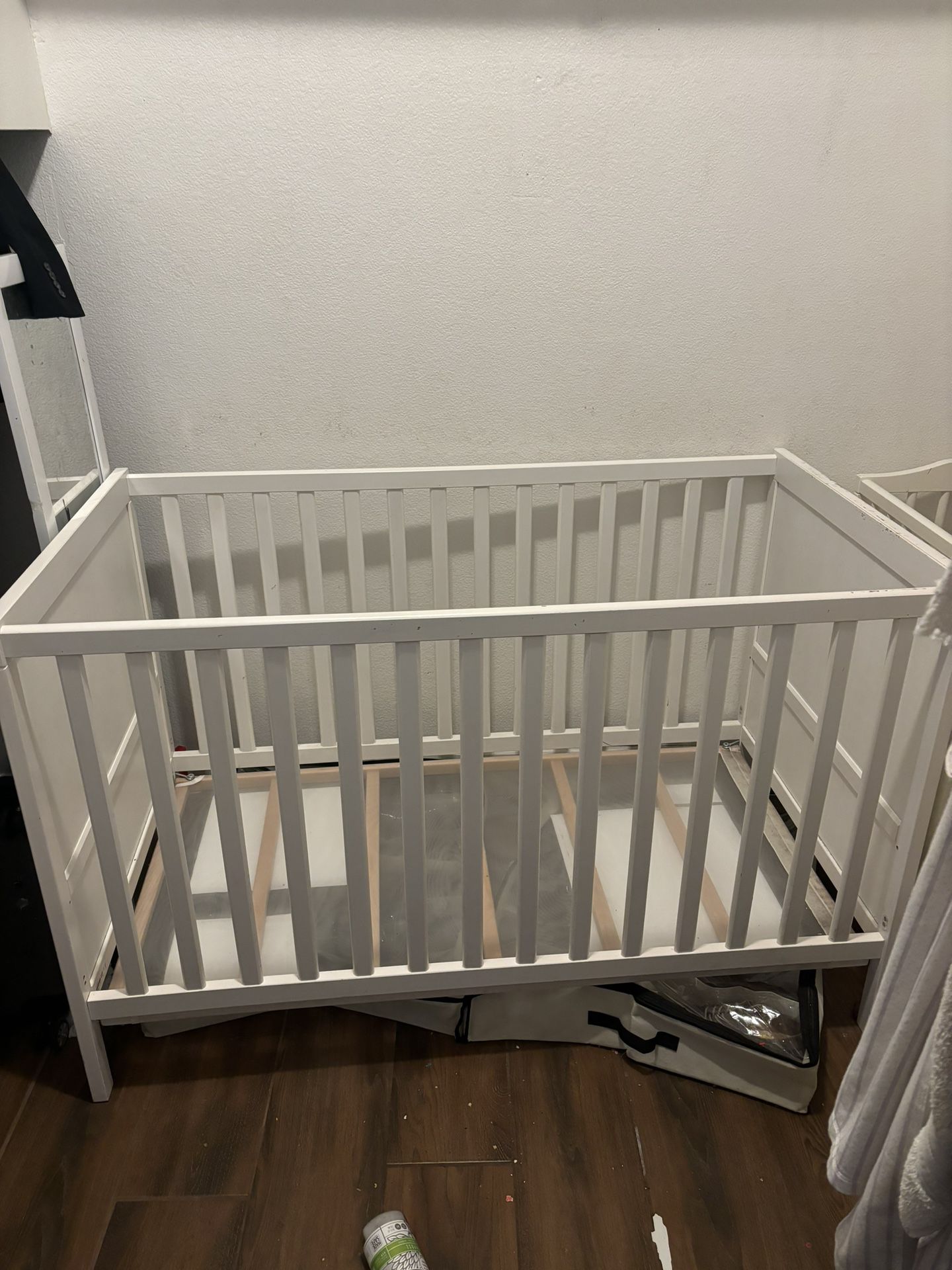 White Baby Crib 