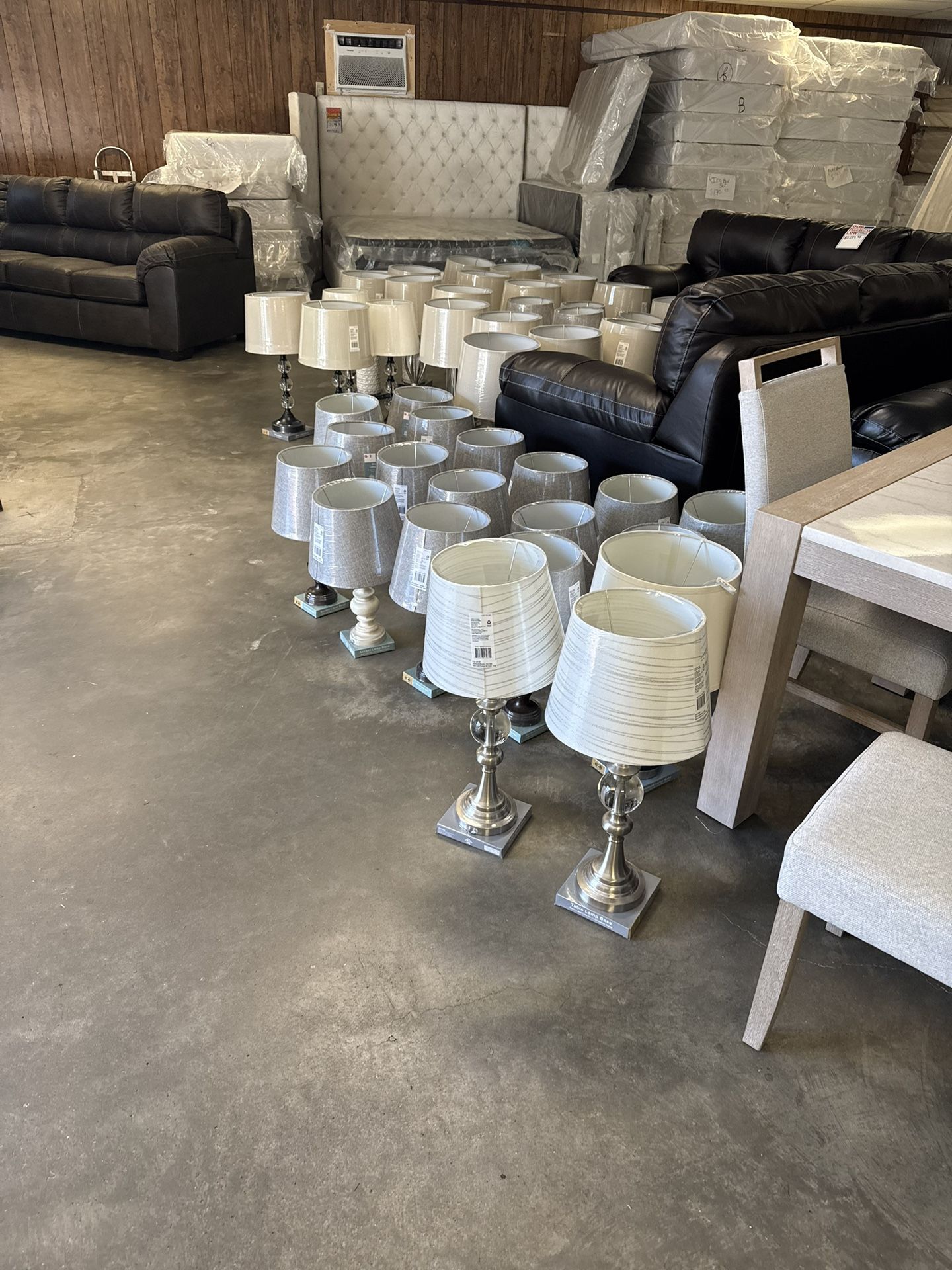 Lamps $30 each all of them are $30 each