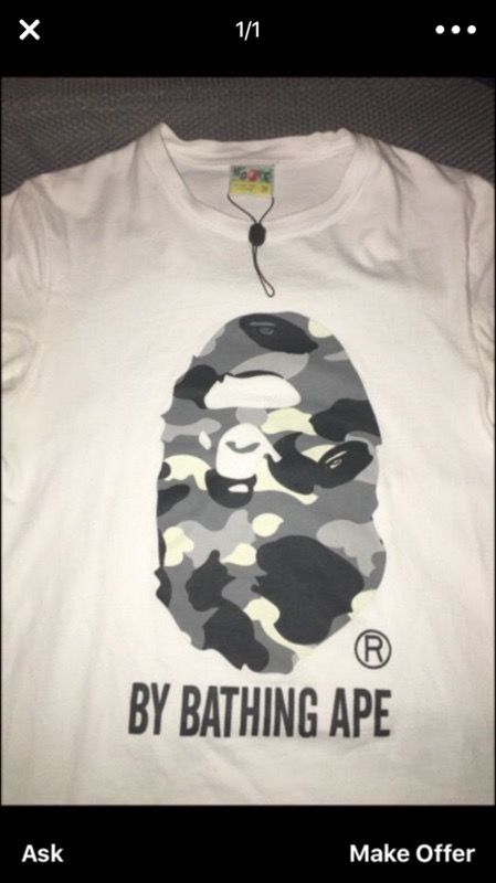 Brand new authentic bape shirt