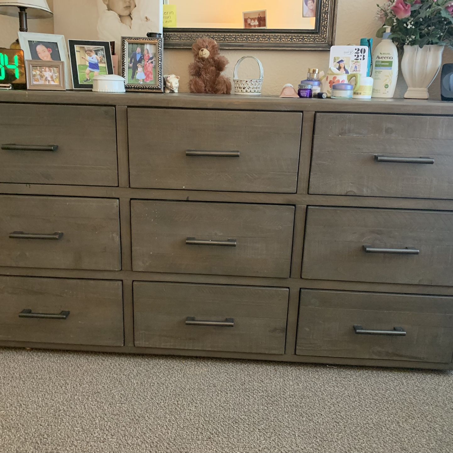 Nine Drawer Dresser, Leather Power Recliner and more