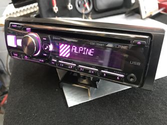 Alpine fm/am/aux/usb/cd/bluetooth