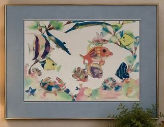 Vintage 1990 Framed “Lucky in Love" Print