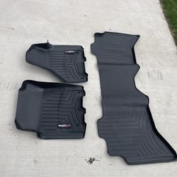 Weathertec floor mats for 2017 Ram 1500 tradesman front +back