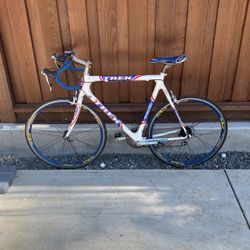 Trek 5500 carbon USPS road bike vintage Campagnolo build Cane Creek 56cm 2X9