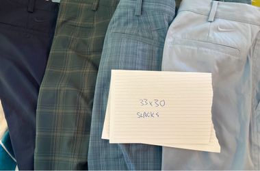 Gently worn Nike Golf shorts and slacks 33 and 34