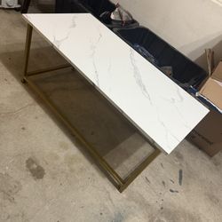 Coffee Table Faux Marble