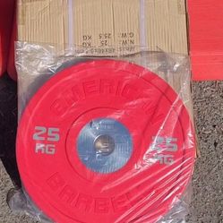 25kg/55lb American Barbell Urethane pair