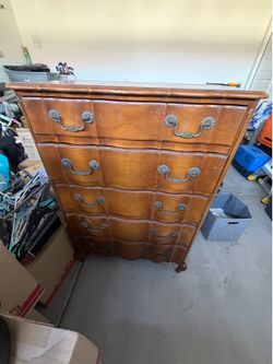 Tall wooden Dresser