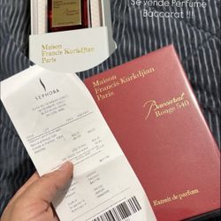 Perfume Baccarat $250