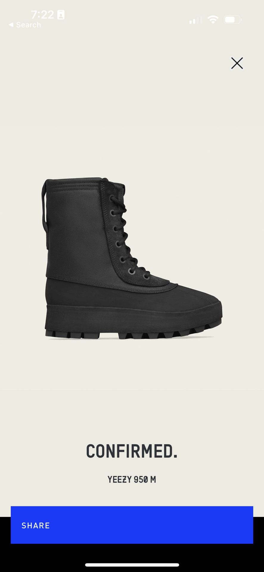 Yeezy 950 Boots M Pirate black Size 13 - AUTHENTIC for Sale in