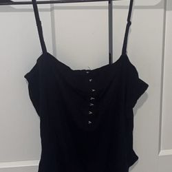 Garage Black Bodysuit