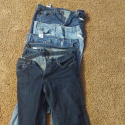 5 Pair Of New Levi Jeans
