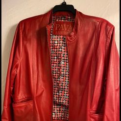 PAVA LEATHER JACKET Lambskin Ladys Jacket