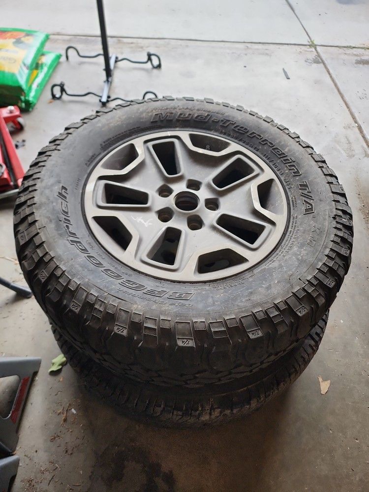 Jeep Rubicon Wheel And BFG Tire