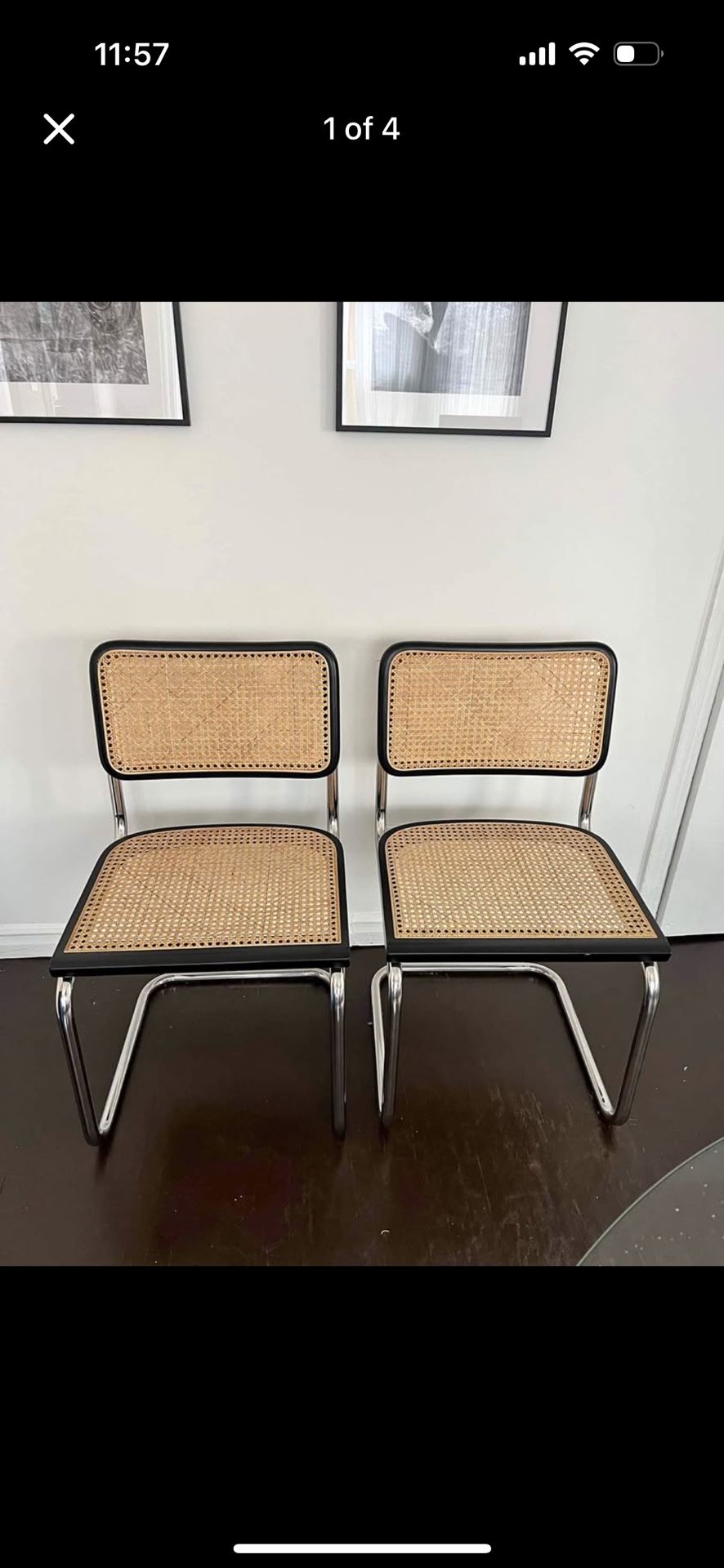 Came Cascade Breur Style Chair (Set)