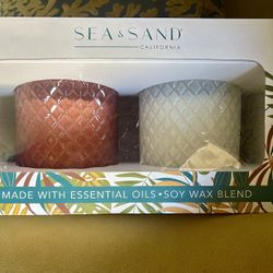 NEW Essential Oils SOY WAX BLEND CANDLES 