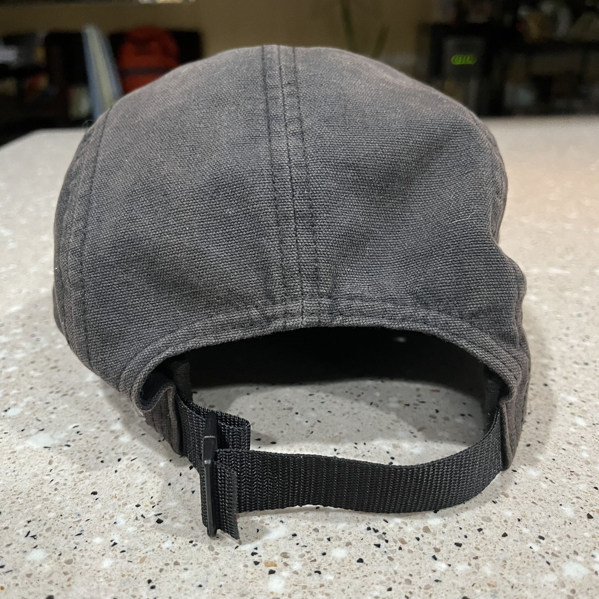 Supreme - Side Tape Camp Cap (SS19) - Black - Used for Sale in