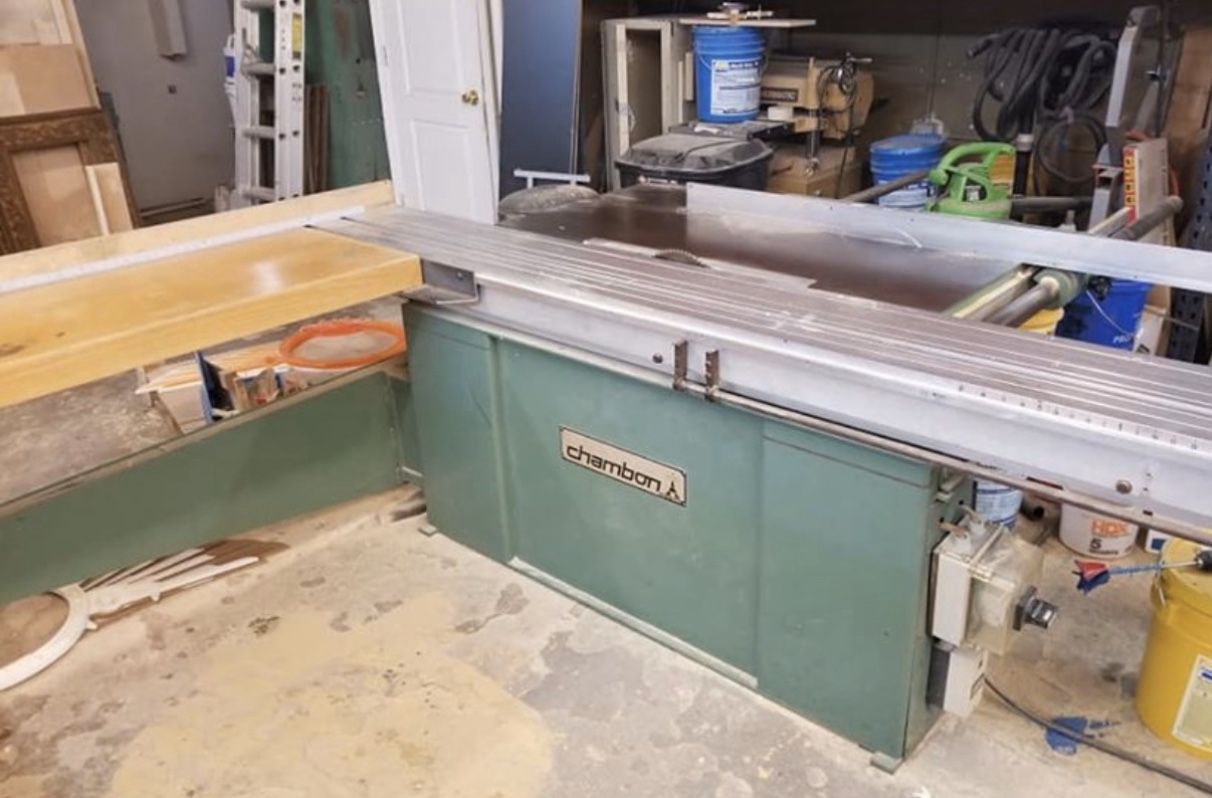 Chambon sliding table saw