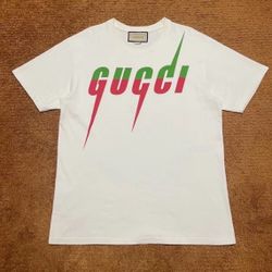 Printed round neck short-sleeved T-shirt for men, off-white