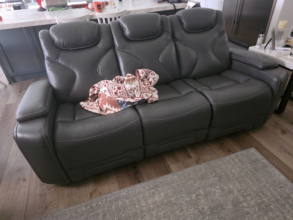 2 Full Couches And 1 Recliner