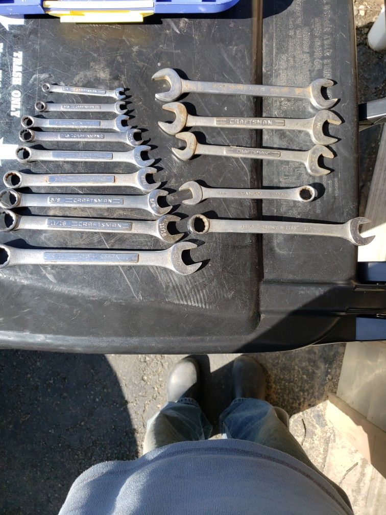 Combination Open End Wrench Variety