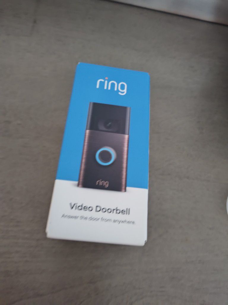 Ring Doorbell Camera  New Open Box 