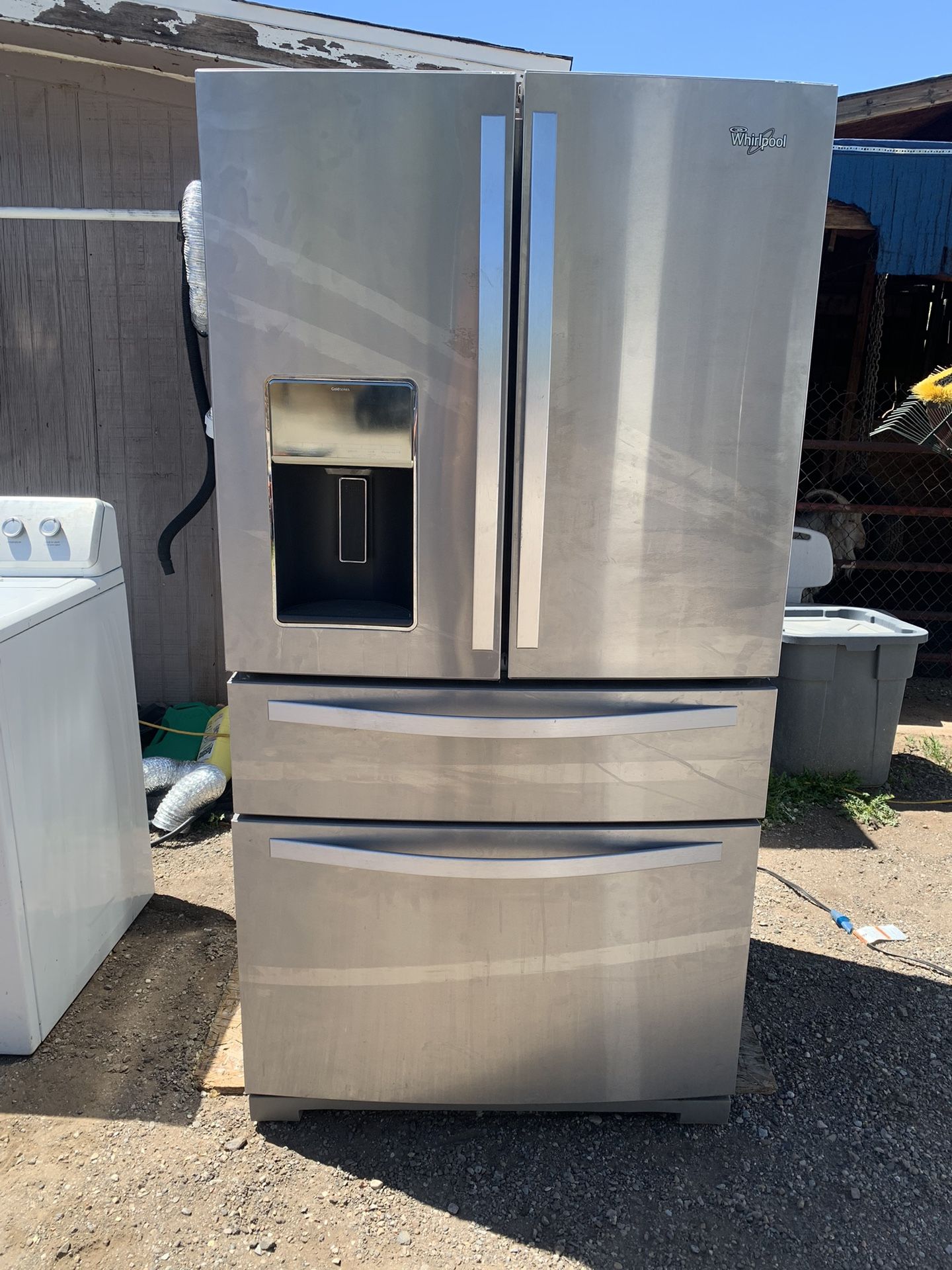 Whirlpool Gold Series Stainless Steel French Door Refrigerator For Sale $550 Or Best Offer